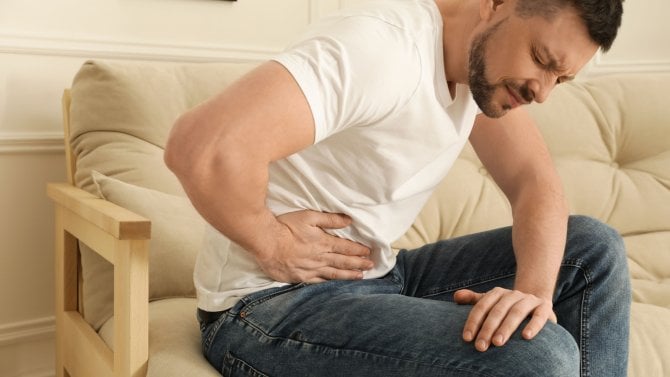 zánět slepého střeva - bolest