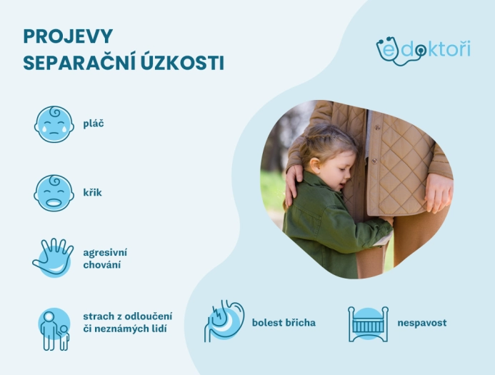Jak se separační úzkost projevuje