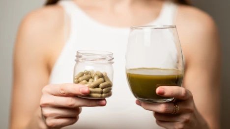 Kratom v tabletách a nápoji