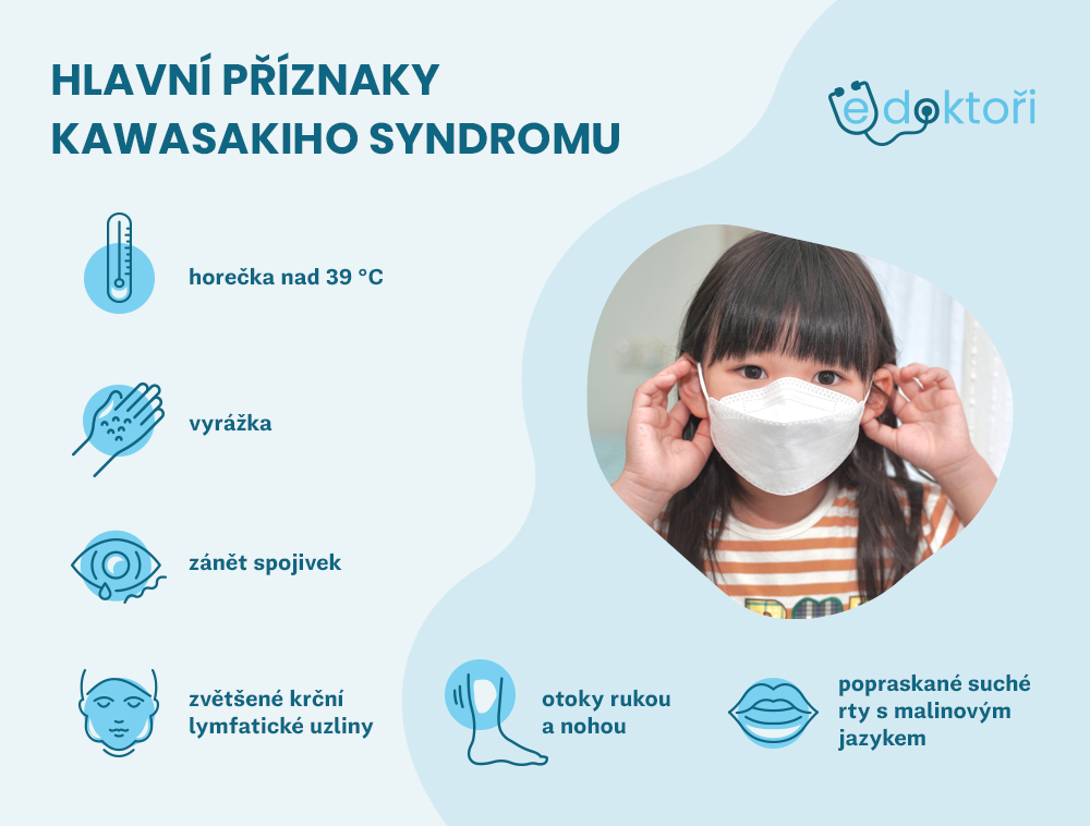 Příznaky Kawasakiho syndromu