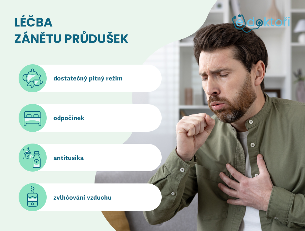 léčba zánětu průdušek