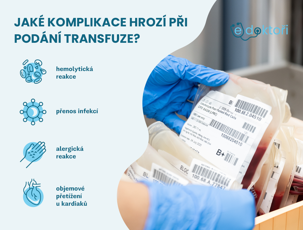 Autor: Redakce edoktori.cz komplikace při krevní transfuzi