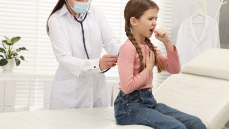 zánět průdušek - kašel