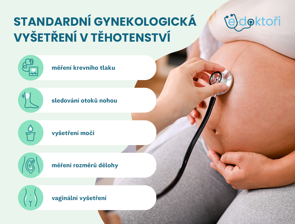 Gynekologická vyšetření v těhotenství